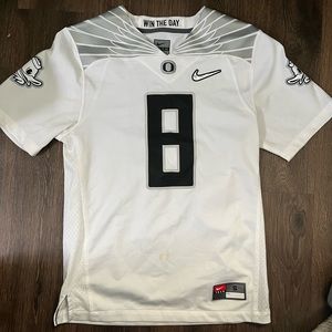 Men’s University of Oregon Jersey Small White Nike